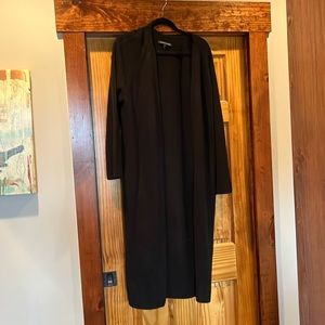 Naked Cashmere long black cardigan. Size medium
